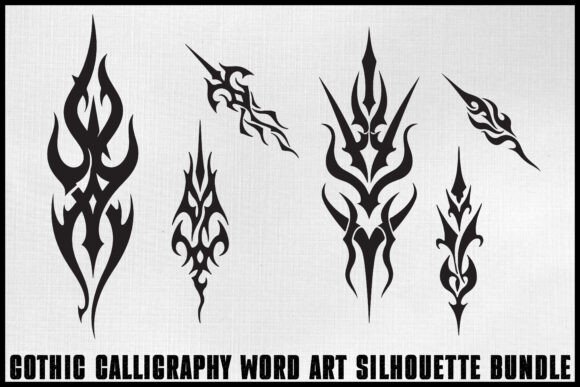Add a Dramatic, Vintage Flair with Gothic Calligraphy Word Art