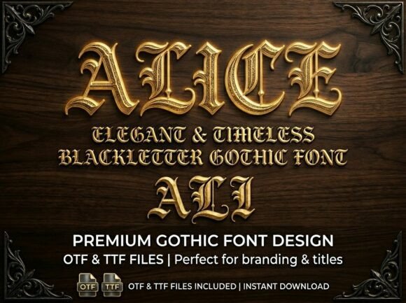 Alice: A Gothic Font for Timeless Elegance