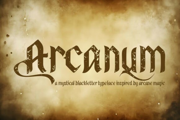 Arcanum: A Typeface for Dark, Magical Design
