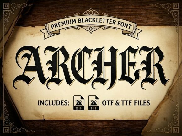 Archer: A Modern Interpretation of Medieval Typography