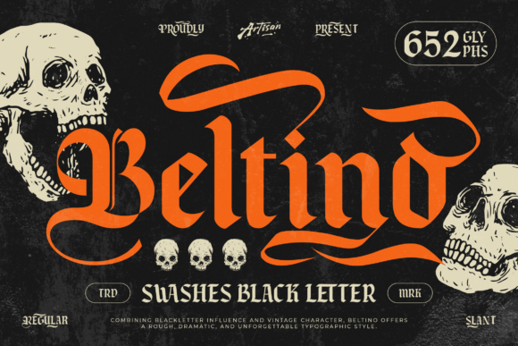 Beltino: A Bold Typographic Statement