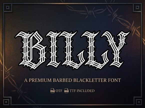 Billy: A Bold Typeface with Rebellious Flair