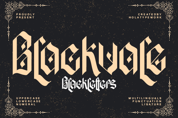 Blackvale: Integrating Gothic Typography Into Your Creative Workflow