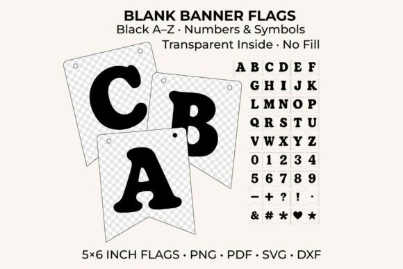 Blank Banner Letters A–Z 0–9 Set: A Versatile Tool for Creative Banners