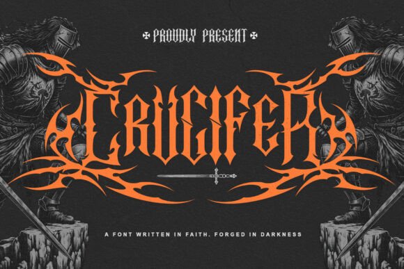 Crucifer: A Gothic Blackletter Font of Dark Devotion