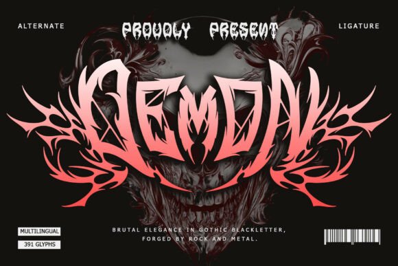 Demon Crown: A Font for Dark Authority and Visual Impact