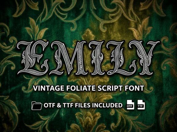 Emily: A Gothic Typeface for Mythical Impact