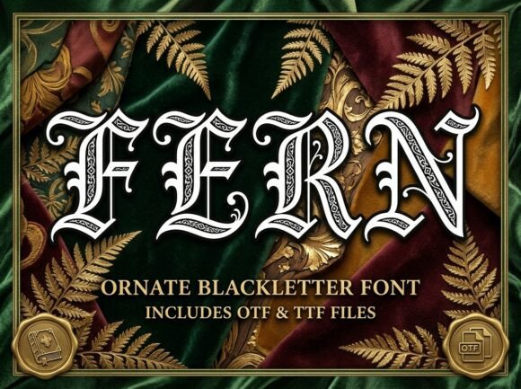 Fern: The Gothic Blackletter Typeface for Timeless Design