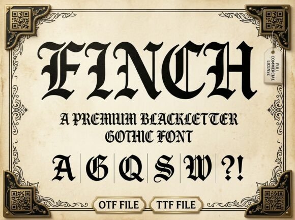 Finch: Commanding Attention with a Masterful Reimagining of Blackletter Calligraphy