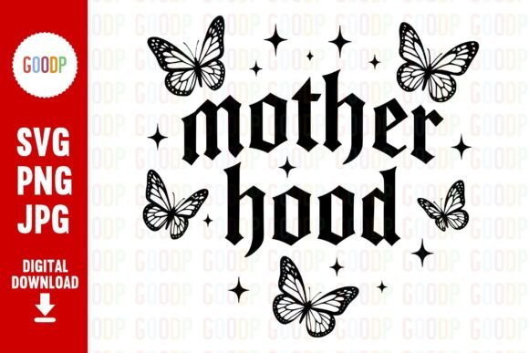 Motherhood Butterfly Gothic PNG: A Symbol of Strength and Beauty in Design