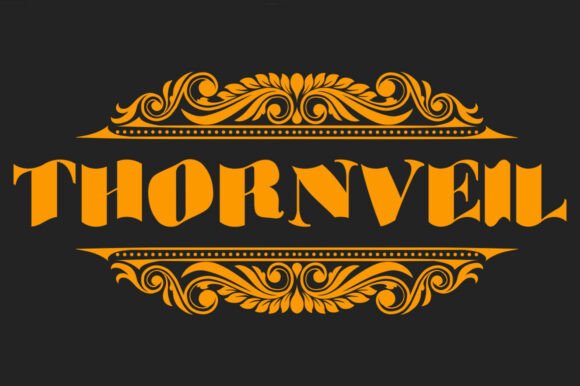 Thornveil: A Bold Medieval-Inspired Display Font