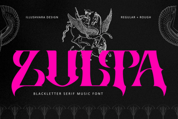 Zulta Music: A Gothic Font for Bold Visuals